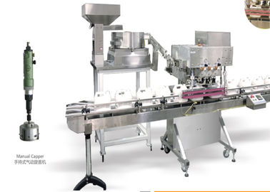 Line Structure Automatic Capping Machine 1.2kw For Cosmetic Industry